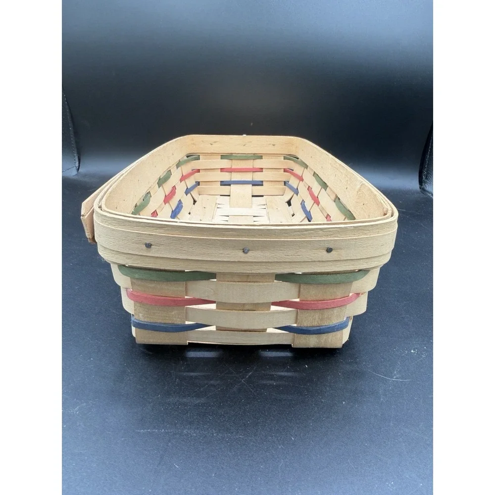 🧺🍞 Longaberger 1999 Woven Traditions Bread Basket 🌾✨